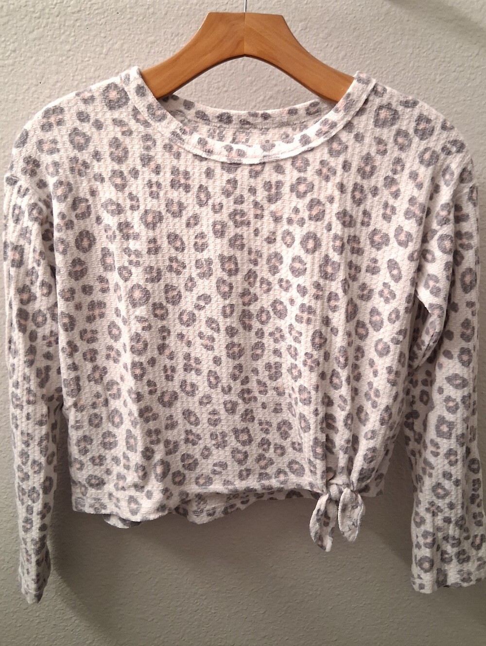 SO Animal Print Boxy Top Large